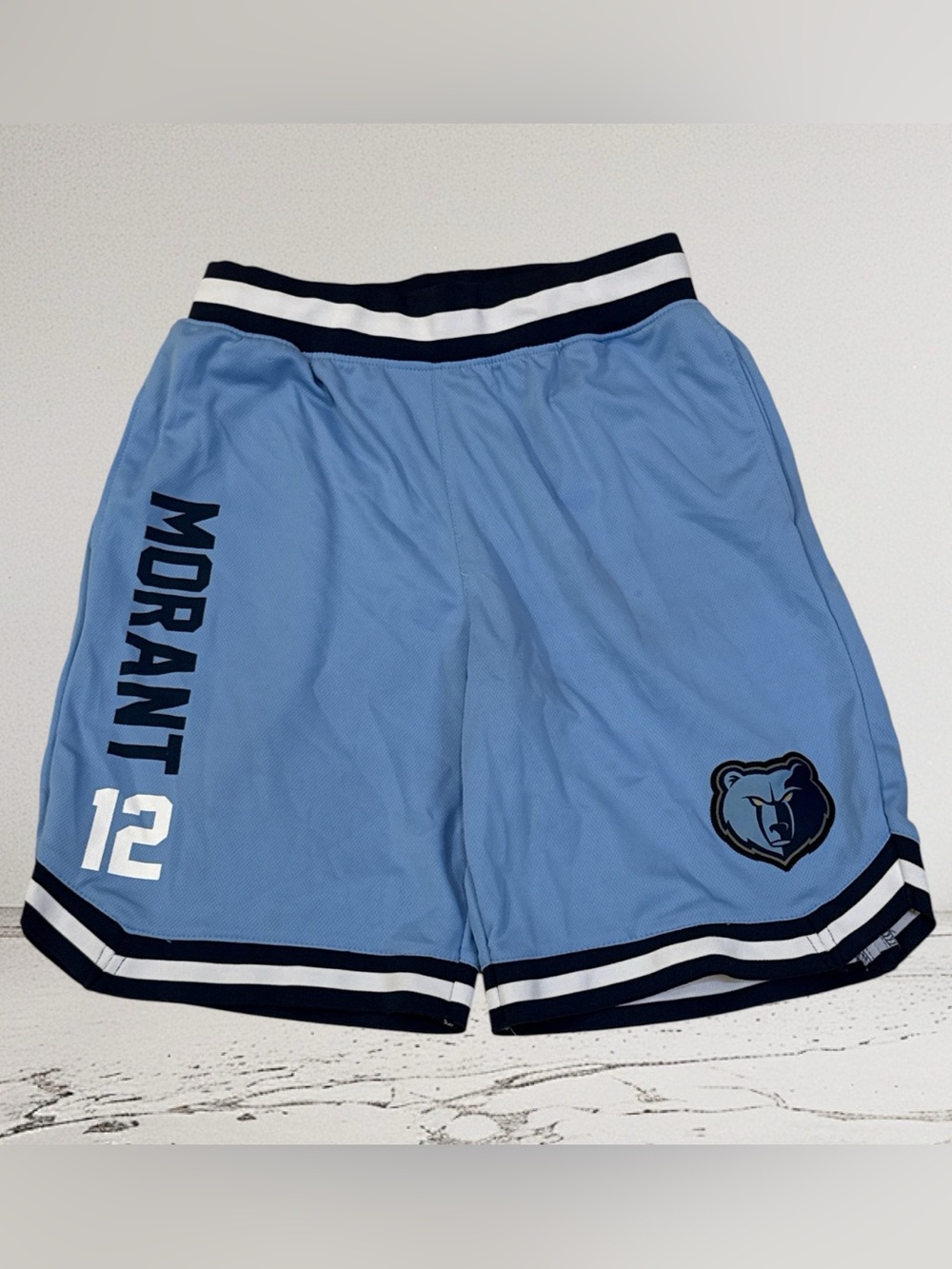Memphis Grizzlys Ja Morant #12 NBA Basketball Shorts Mens Medium Polyester